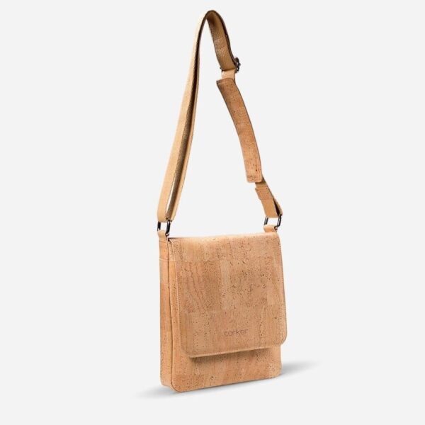 Vegan Leather Messenger Bag Medium - Image 8