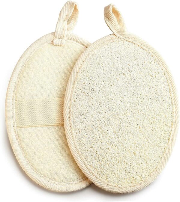 Exfoliating Loofah Pads,Made with Eco-Friendly and Biodegradable Shower Luffa Sponge Package (3Pcs) - Image 6