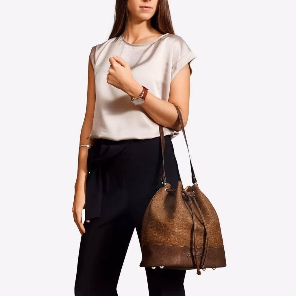 Cork Bucket Bag - Image 3