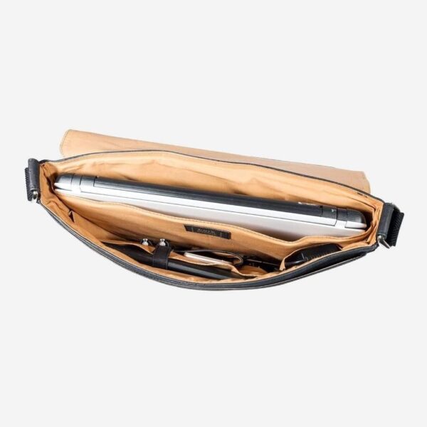 Vegan Leather Messenger Bag - Image 12