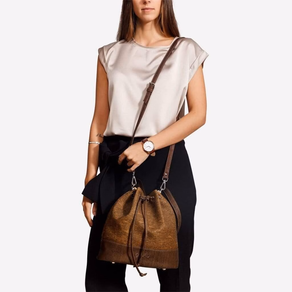 Cork Bucket Bag - Image 2