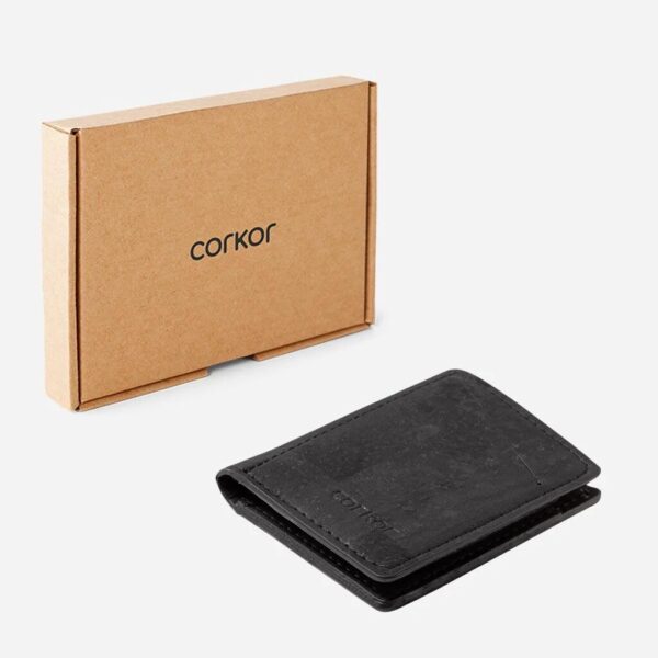Vegan Leather Slim Wallet Coins Pocket - Image 18
