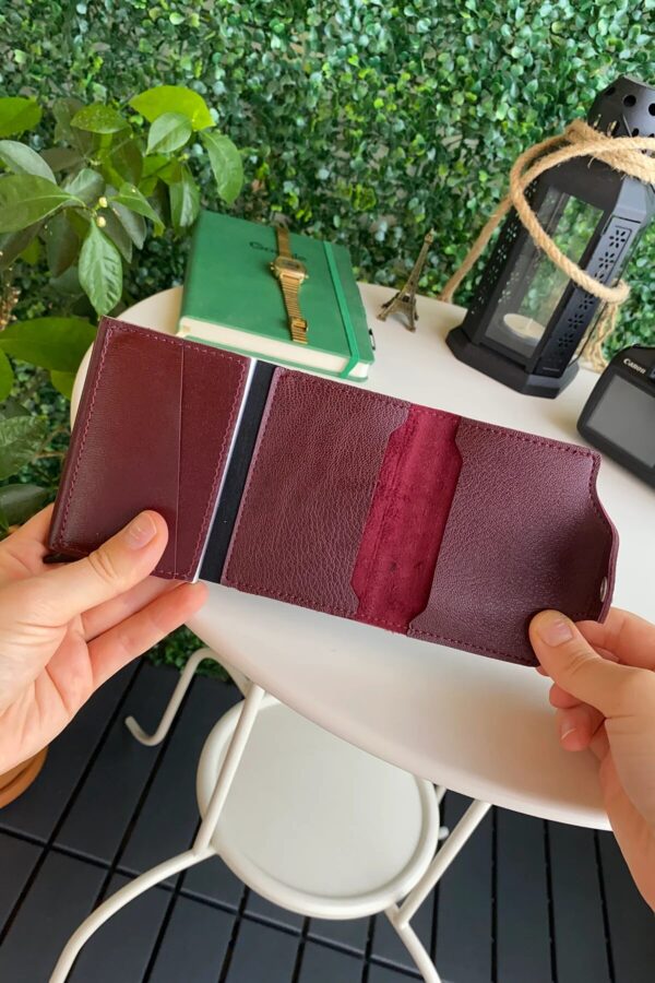 Konk - Synthetic Leather RFID Protection Pop-Op Cardholder - Image 17