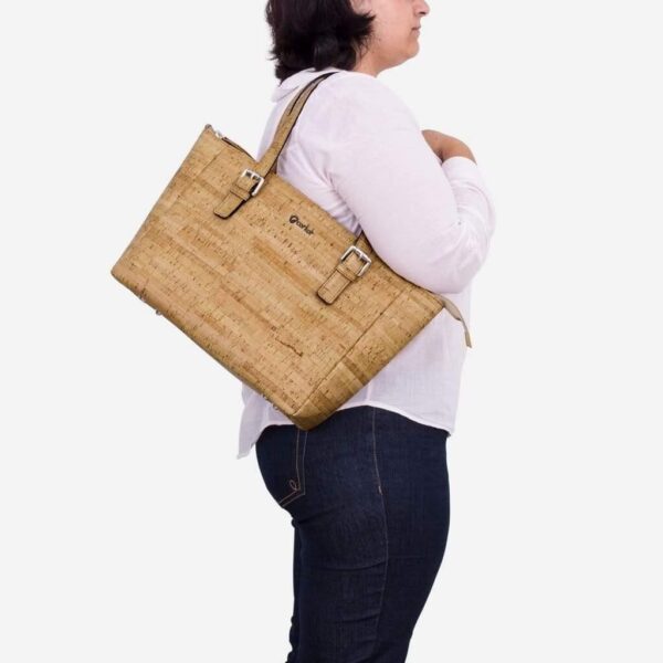 Vegan Leather Satchel Bag - Image 2