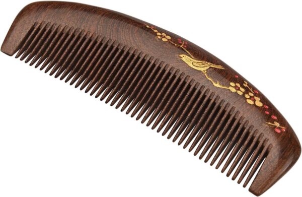 RAYWE Sandalwood Natural Detangling Hair Comb for Women