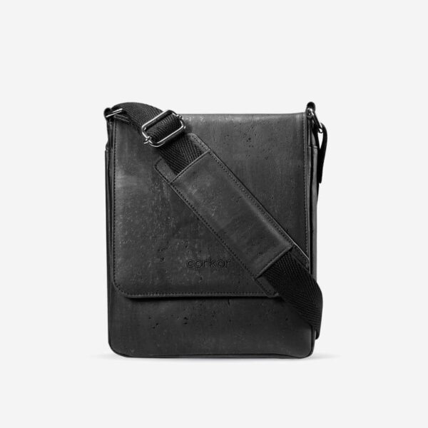 Vegan Leather Messenger Bag Medium - Image 11