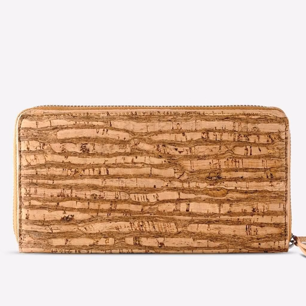 Vegan Leather Cork Wallet Long - Image 9