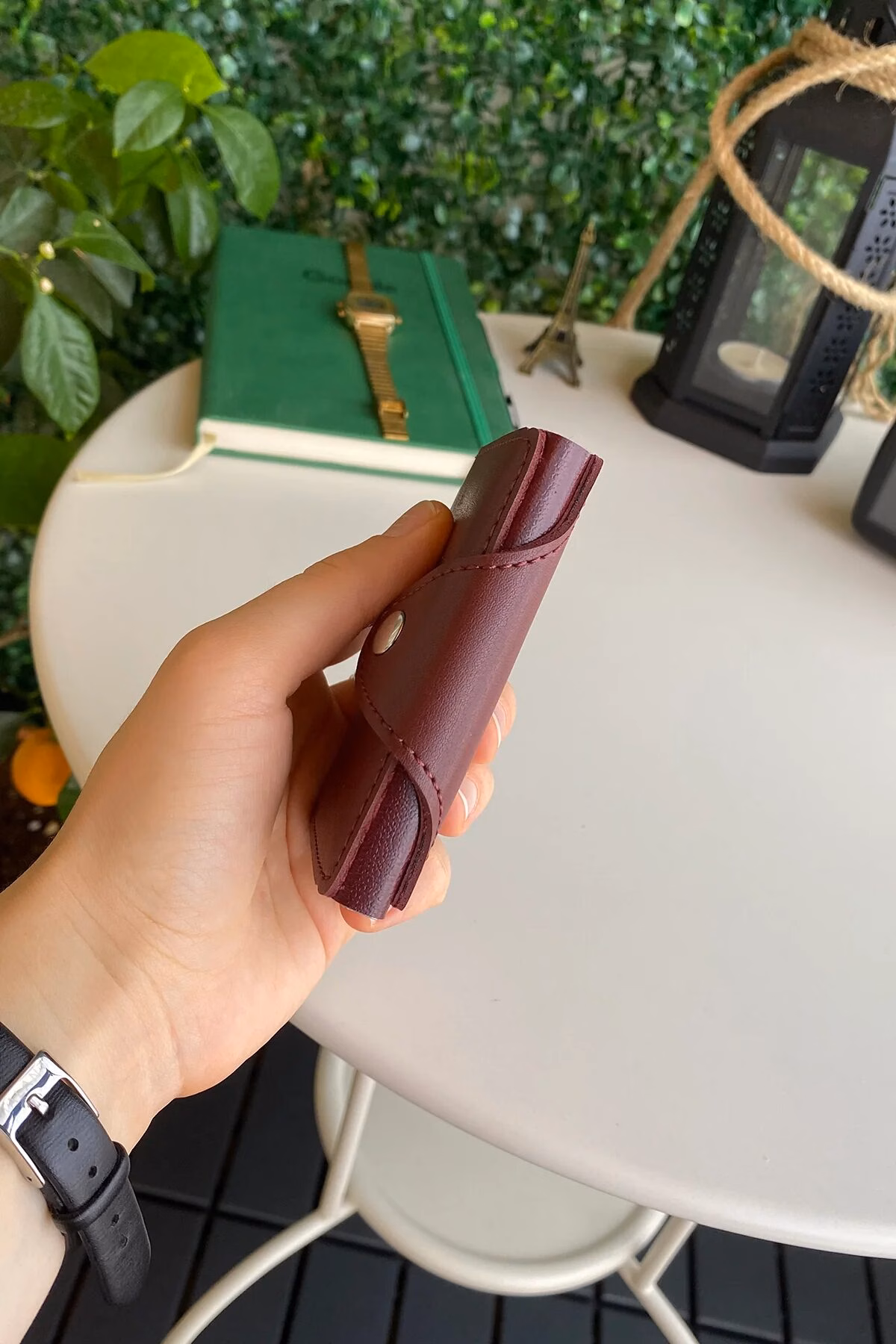 Konk - Synthetic Leather RFID Protection Pop-Op Cardholder - Image 14