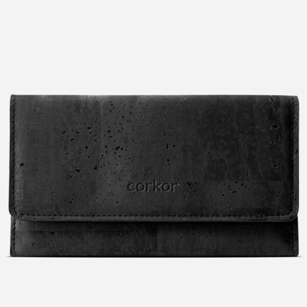 Women Vegan Cork Leather Wallet Slim - Image 13