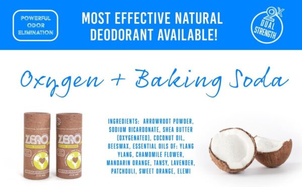Zero Waste Dual-Strength Natural Deodorant 100% Biodegradable, Earth-Friendly, Cardboard Push-Up Tube, Plastic Free, Compost Friendly - Image 8