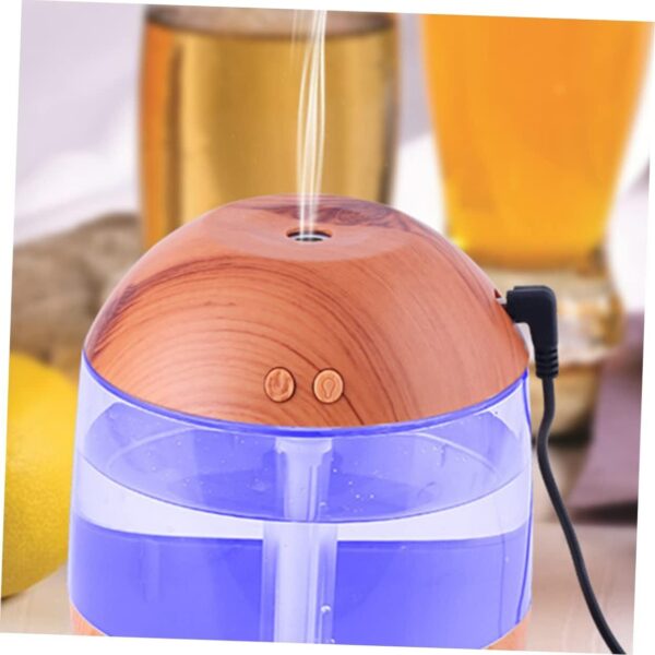 Wooden Essential Oil Diffuser Humidifier Night Light 700Ml Diffuser for Aromatherapy - Image 7