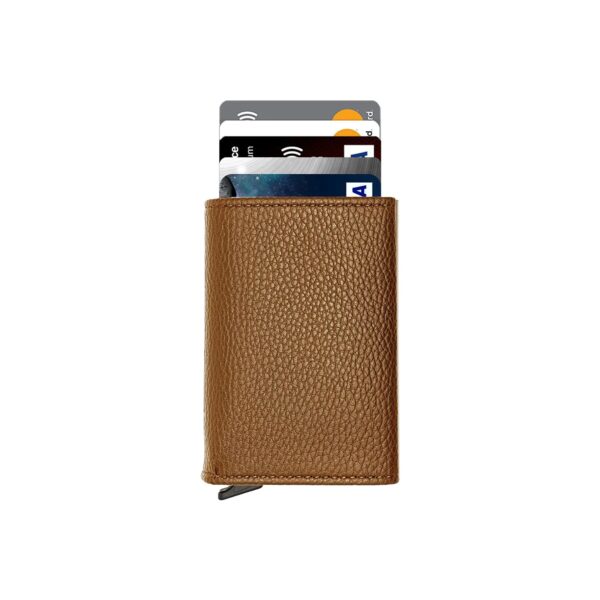 Agara – PU Leather RFID Mechanism Card Holder/Wallet - Image 16