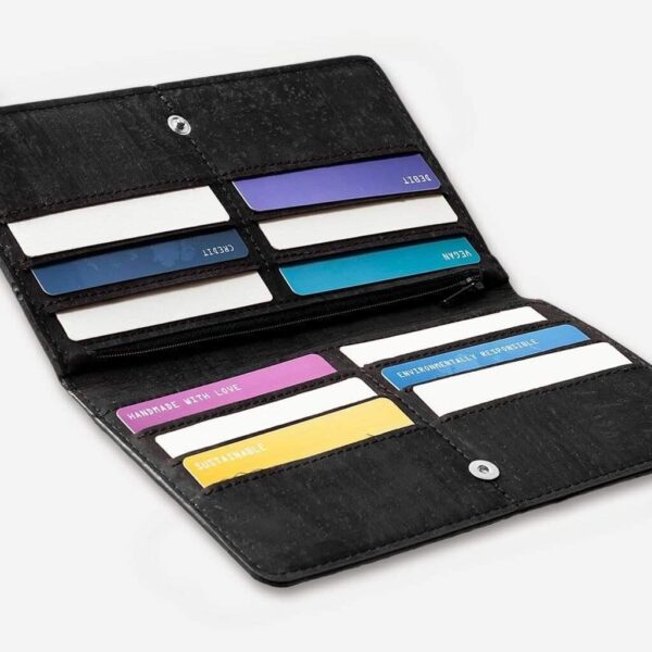 Vegan Leather Slim Women Wallet - Image 16