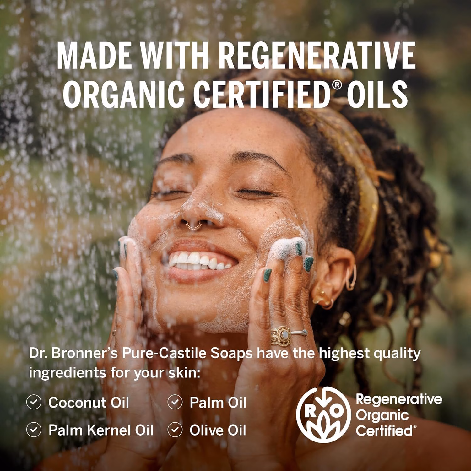 - Pure Castile Liquid Soap - Organic - Nourishing Beauty Solutions - Sandalwood Jasmine Scent - 3.8L - Image 3