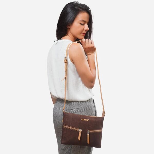 Vegan Leather Small Crossbody Purse - Image 11