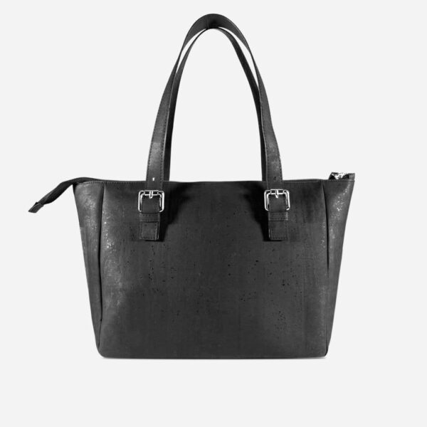 Vegan Leather Satchel Bag - Image 15