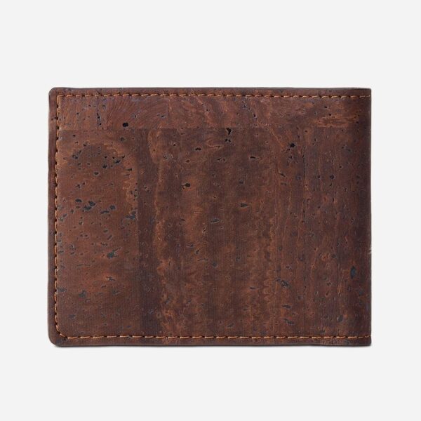 Vegan Cork Leather Wallet with Coin Pocket - Image 5