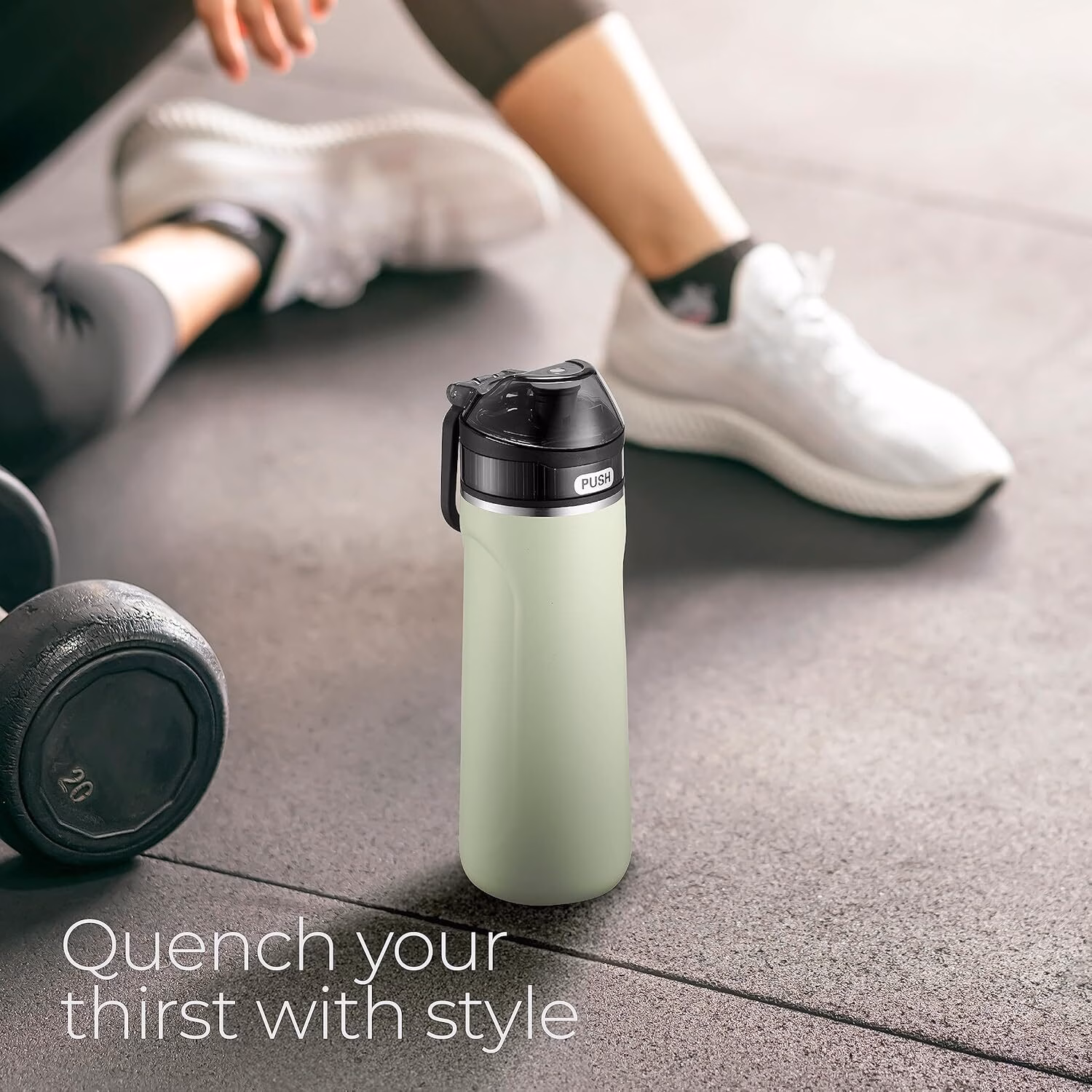 Triple-Insulated Stainless Steel Water Bottle - 18Oz. with Straw Lid, Keeps Cold for 12 Hours - Image 7