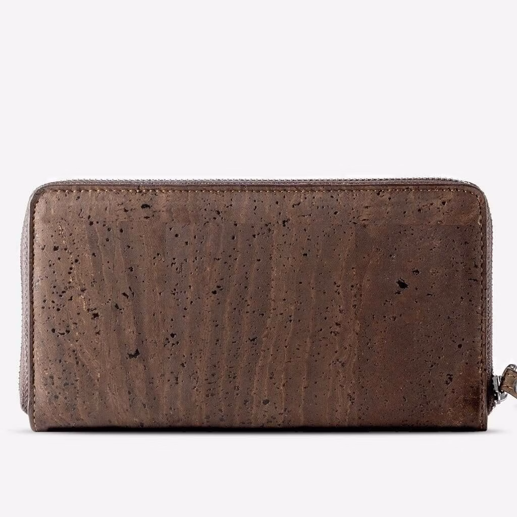 Vegan Leather Cork Wallet Long - Image 3
