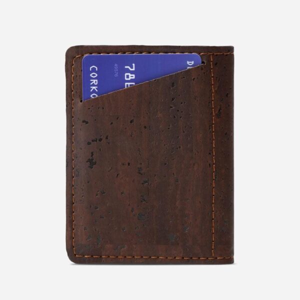 Slim Vegan Cork Leather Wallet - Image 3
