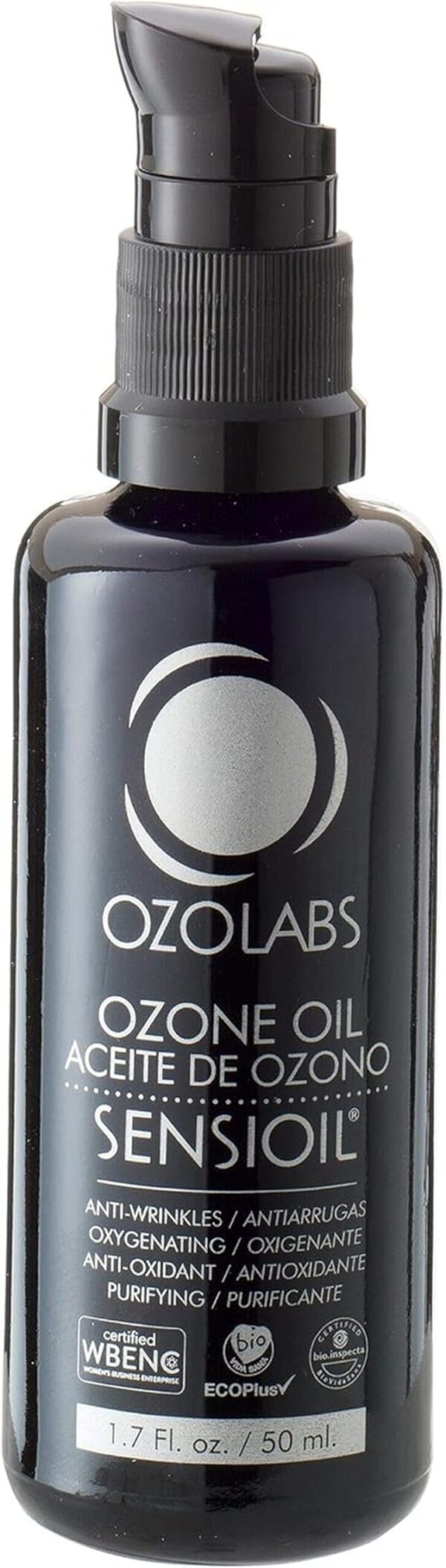 OZOLABS OZONATED OIL - SENSIOIL© | Certified Organic Ozonated Olive Oil & Ozonated Sunflower Oil | Deep Hydration & Skin Regeneration | ISO 9001 | 1.7 Fl. Oz. - Image 2