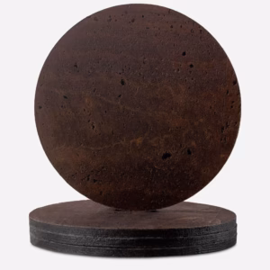 Vegan Leather Cork Coasters - Set of 4