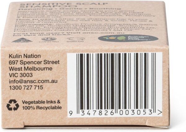 Australian Natural Soap Company Sensitive Scalp Solid Shampoo Bar 100G - Image 6