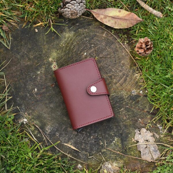 Konk - Synthetic Leather RFID Protection Pop-Op Cardholder - Image 11