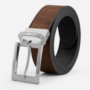Vegan Leather Reversible Cork Belt 35MM
