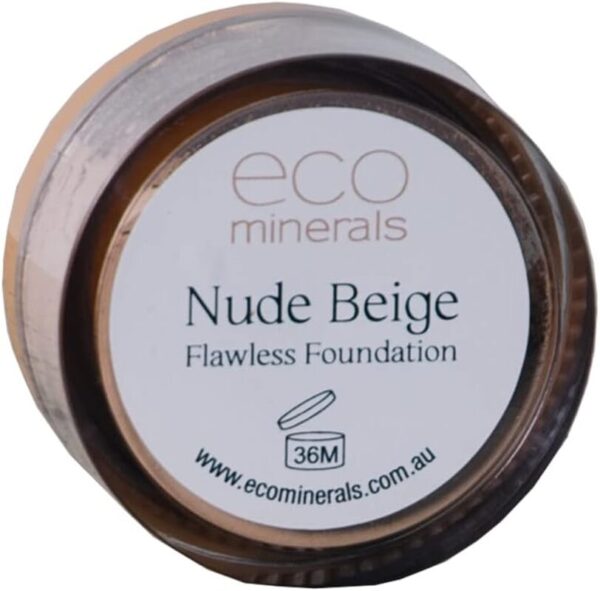 Australian Eco Minerals Flawless Foundation Jar 8 G, Nude Beige