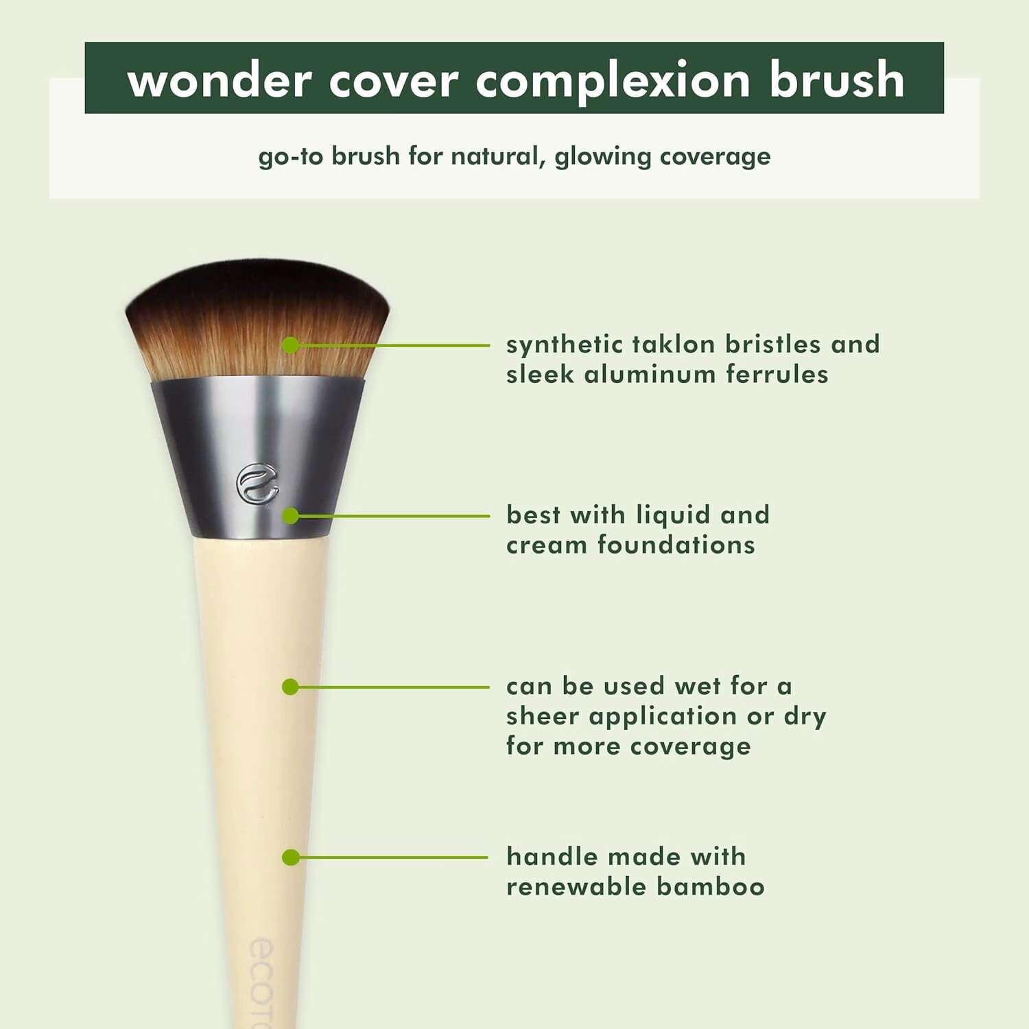 Eco Tools Wonder Cover Complexion Brush - Image 2