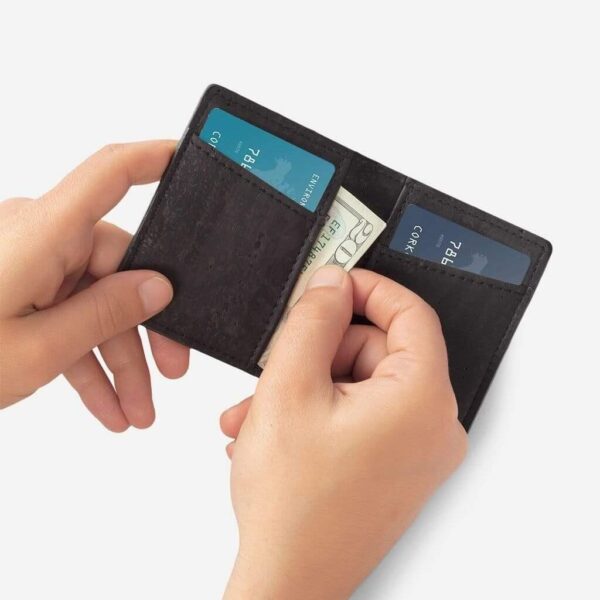 Vegan Leather Minimalist Wallet - Image 15