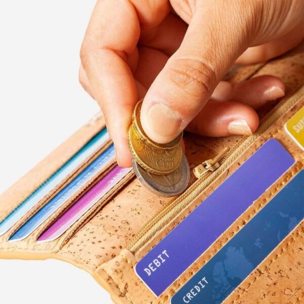 Vegan Leather Slim Women Wallet - Image 9