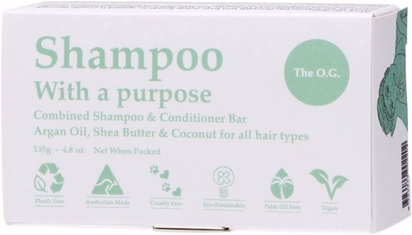 Shampoo & Conditioner Bar for All Hair Types, 135 Grams