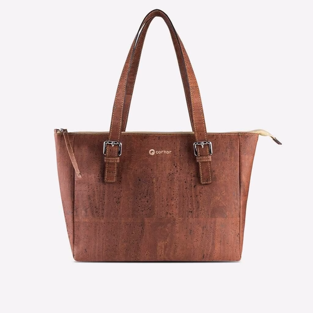 Vegan Leather Satchel Bag - Image 16