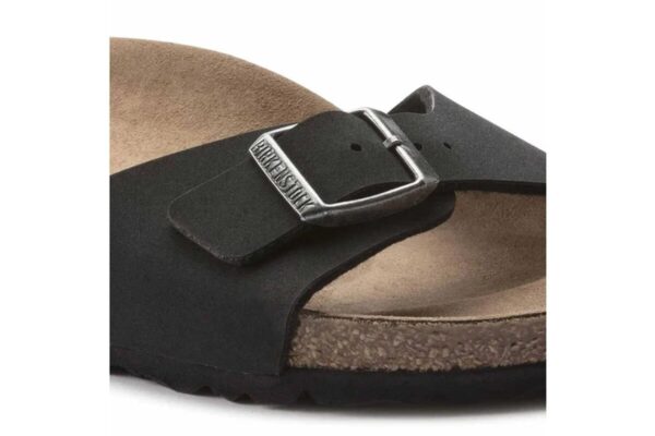 Madrid Birkibuc Vegan Sandals - Narrow - Black - Image 4