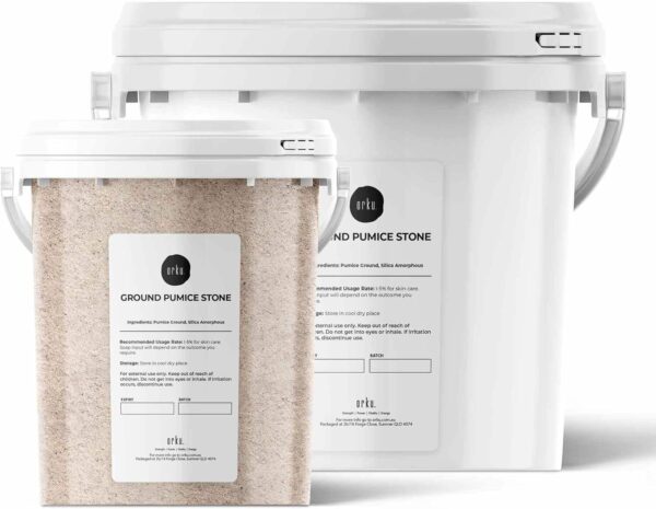 1.3 KG Ground Pumice Stone Granular Powder Tub Eco Exfoliant Body Scrub Soap Additive - Image 2