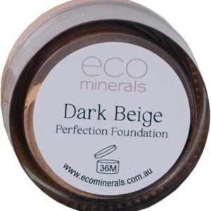 Australian Eco Minerals Perfection Foundation Jar 8 G, Darkest Beige