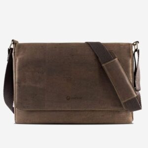Vegan Leather Messenger Bag