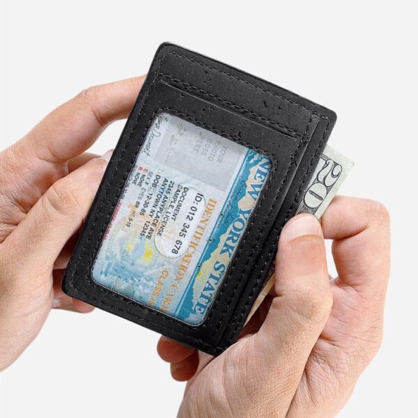 Vegan Leather Cards Holder RFID Safe - Image 13