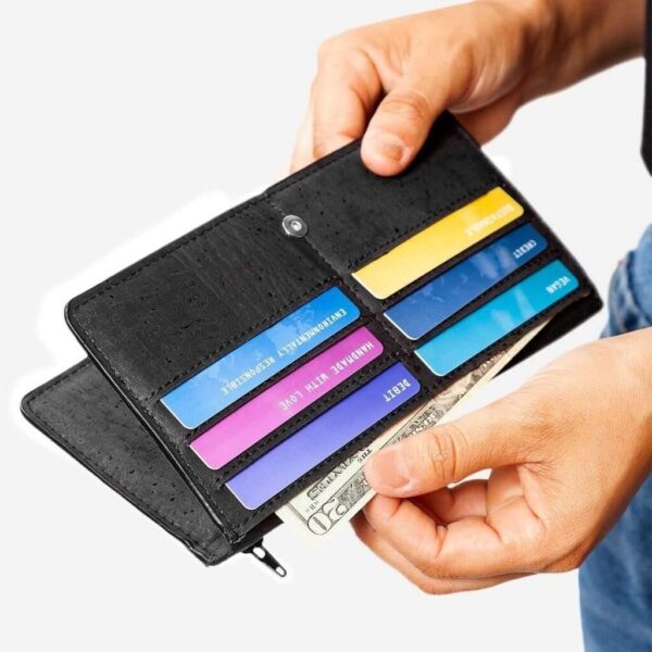 Vegan Leather Slim Women Wallet - Image 14