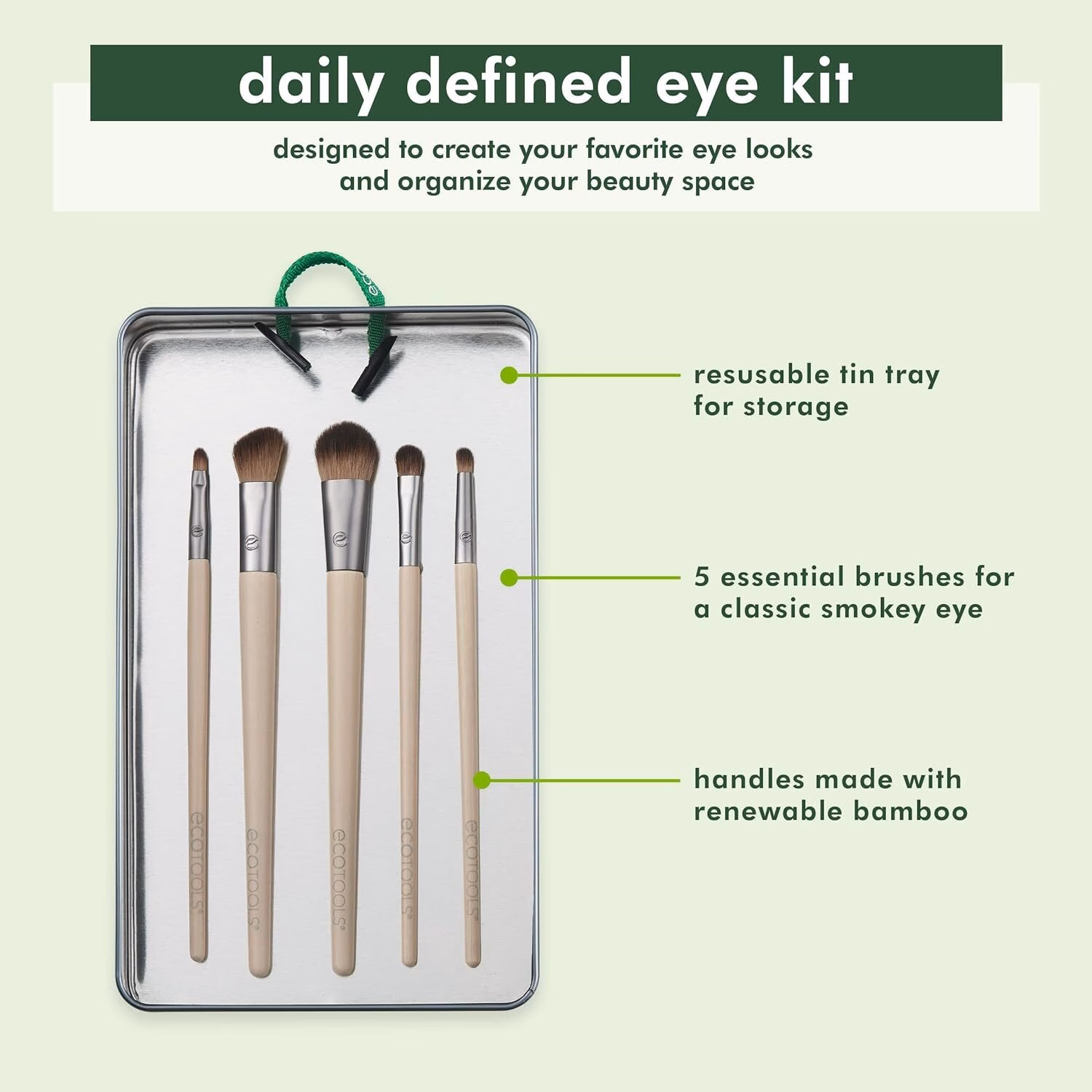 Eco Tools Daily Defined Eye Brush Kit - Image 2