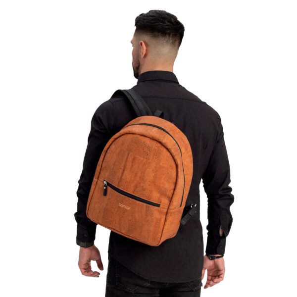 Vegan Cork Leather Backpack Unisex - Image 18