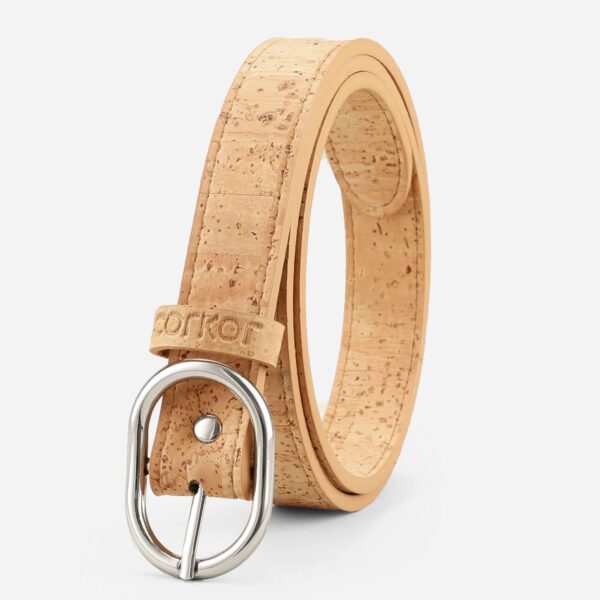 Vegan Cork Leather Belt 25Mm - Image 8