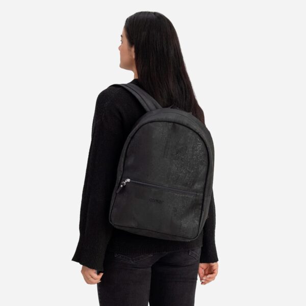 Vegan Cork Leather Backpack Unisex - Image 3