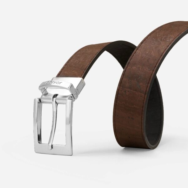 Vegan Leather Reversible Cork Belt 35MM - Image 3