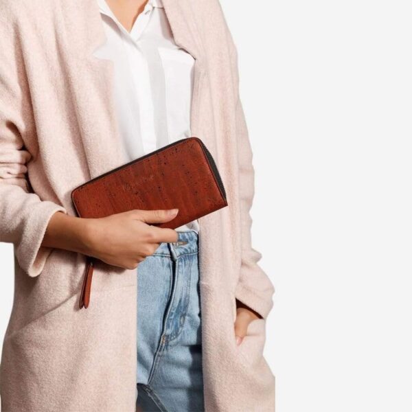 Vegan Leather Cork Wallet Long - Image 20