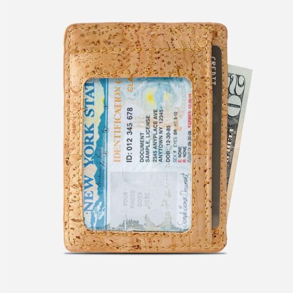 Vegan Leather Cards Holder RFID Safe - Image 10
