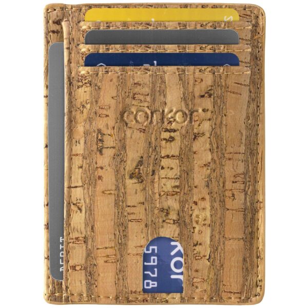 Vegan Leather Cards Holder RFID Safe - Image 22