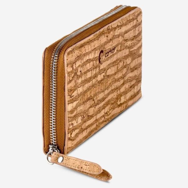 Vegan Leather Cork Wallet Long - Image 10